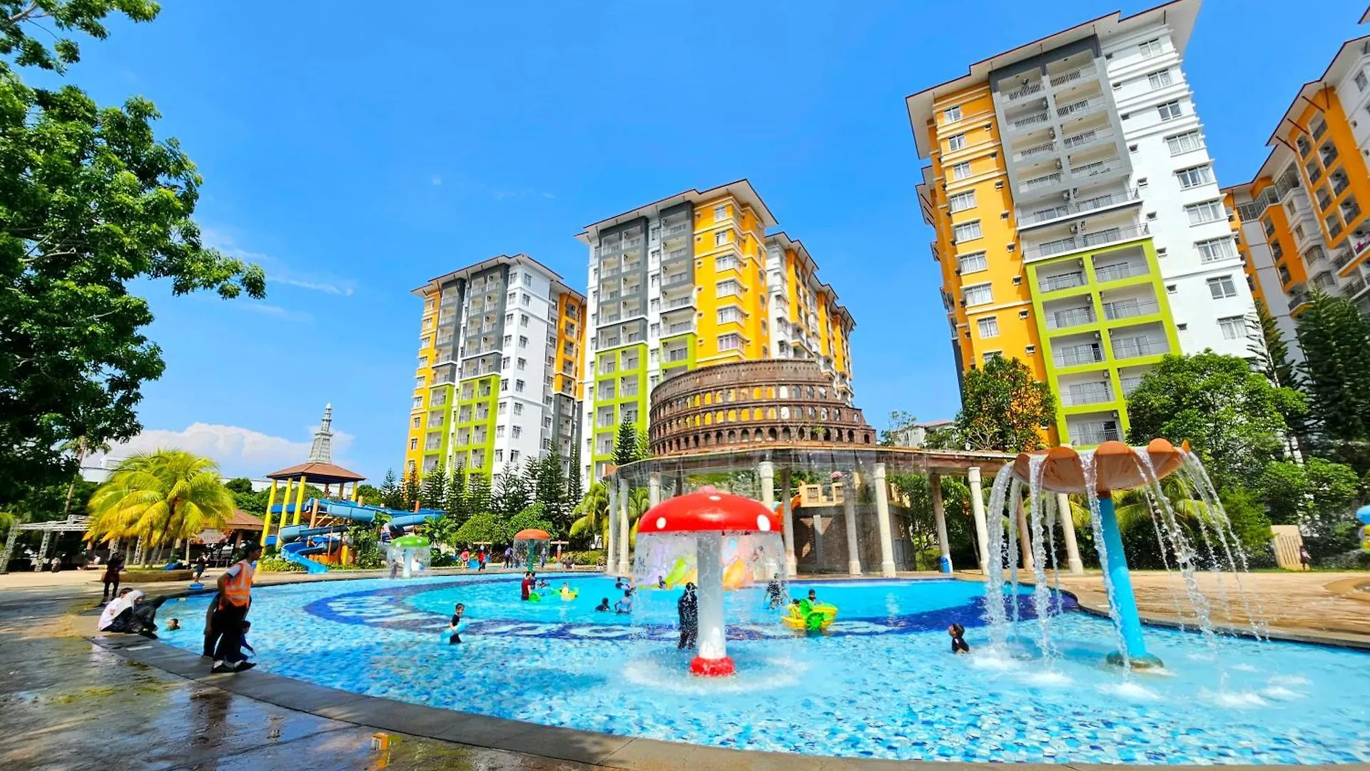 Lejlighed Melaka Town Area Top 1 Family Lovers Water Themepark Suites By Ggm